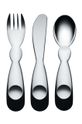 Alessi set de tacâmuri pentru copii Alessini 3-pack