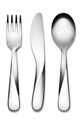 Alessi set posate da bambini Giro Kids pacco da 3 grigio UNS06S3