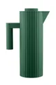 zielony Alessi dzbanek termiczny Plisse Unisex