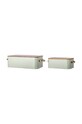 Kuchnia i bar Bloomingville chlebak 2-pack 97308182 turkusowy
