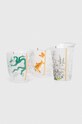 Seletti zestaw szklanek Hybrid-Aglaura 3-pack multicolor 09734