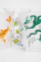 Seletti zestaw szklanek Hybrid-Aglaura 3-pack 09734 multicolor