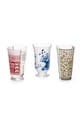 Набір склянок Seletti Hybrid-Clarice 3-pack барвистий 09735
