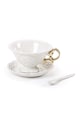 Чашечка с блюдцем Seletti I-Wares белый 09868