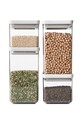 Набір контейнерів для зберігання з кришками Brabantia Tasty+ 4-pack 122569 сірий AA00