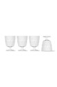 Набір келихів Sagaform Juni 4-pack білий 5018174