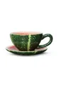 šarena Šalica za kavu s tanjurićem Byon Watermelon Unisex