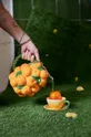 Byon tazzina con piattino Mandarie arancione