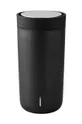 czarny Stelton kubek termiczny To Go Click 400 ml Unisex