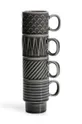 siva Komplet skodelic za espresso Sagaform Coffee & More 4-pack Unisex