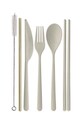 Σετ μαχαιροπήρουνων σε θήκη Designworks Ink Fork Yeah 6-pack DPFW.1001EU μπεζ AA00
