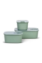 verde Mepal set contenitori portaoggetti con coperchio EasyClip 2 x 450 ml / 1 L pacco da 3 Unisex