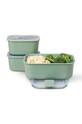 Mepal set recipiente de depozitare cu capace EasyClip 2 x 450 ml / 1 L 3-pack 106180094700 verde AA00
