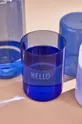 Design Letters bicchiere Favourite Drinking blu
