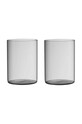Набір склянок Design Letters Favourite Drinking 2-pack сірий 10106001SMOKE