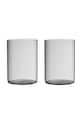 Набір склянок Design Letters Favourite Drinking 2-pack сірий 10106001SMOKE