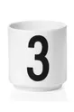 biela Sada pohárov Design Letters Mini Cups 4-pak