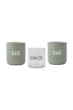 Kuchyň a bar Sada hrnků Design Letters Family Gift Box 3-pack 10101010FAMILY vícebarevná