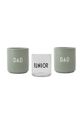Σετ φλιτζάνια Design Letters Family Gift Box 3-pack