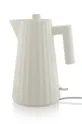 biały Alessi czajnik elektryczny Plisse 1,7 L Unisex
