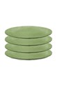 Koziol zestaw talerzy Club Organic Nature 4-pack zielony 5005703