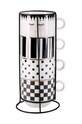 Miss Etoile set de căni cu suport 4-pack multicolor 4979636