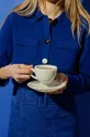 Šalica za kavu s tanjurićem Lucie Kaas bež