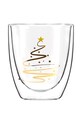 Кухня та бар Набір склянок Vialli Design Amo Xmass 250 ml 2-pack 29781 прозорий