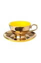 Набір чашок з блюдцями Pols Potten Tea set Legacy 4-pack барвистий 230.400.522