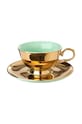 Набір чашок з блюдцями Pols Potten Tea set Legacy 4-pack 230.400.522 барвистий