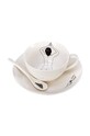 Кухня та бар Набір чашок з блюдцями Pols Potten Undressed Teacups 4-pack 230.400.178 білий