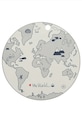 Talířová podložka OYOY The World šedá 1100920