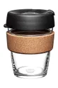 KeepCup kubek do kawy Brew Cork Black 454ml : Tworzywo sztuczne, Szkło