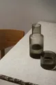 Karafa s pohárom ferm LIVING Ripple Small Carafe Set Fúkané sklo