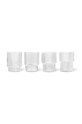 Набір склянок ferm LIVING Ripple Glasses 4-pack прозорий 5438