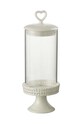 J-Line paralume piatto bianco 34652