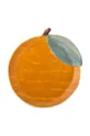 pomarańczowy Bloomingville talerz dekoracyjny Agnes Unisex