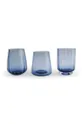 Σετ ποτηριών S|P Collection Linea 430 ml 4-pack μπλε
