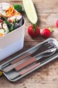 Monbento zestaw sztućców w etui Slim Nest 3-pack multicolor 50300067