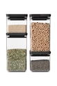Brabantia zestaw pojemników do przechowywania Tasty+ 4-pack 122422 transparentny AA00