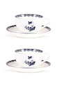 &k amsterdam csésze és csészealj Delftware többszínű 12787.
