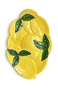 żółty &k amsterdam talerz Plate Lemon Unisex