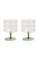Σετ ποτηριών κρασιού &k amsterdam Mingle Green 2-pack πολύχρωμο 354.01