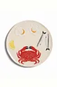 többszínű &k amsterdam tányér Platter de la mer crab Uniszex