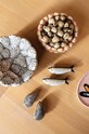 Αλατιέρα και πιπεριέρα &k amsterdam Mussel καφέ 1799.17