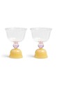 Σετ ποτηριών κρασιού &k amsterdam Glass Tulip Caramel 2-pack πολύχρωμο 351.05
