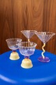 Σετ ποτηριών κρασιού &k amsterdam Glass Tulip Caramel 2-pack 351.05 πολύχρωμο