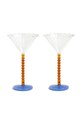 Комплект чаши за вино &k amsterdam Coupe Perle Amber (2 броя) многоцветен 352.05