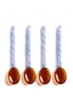 &k amsterdam set de linguri Spoon Duet Amber 4-pack multicolor 2174.10