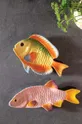&k amsterdam talerz Plate Fish Rainbow multicolor